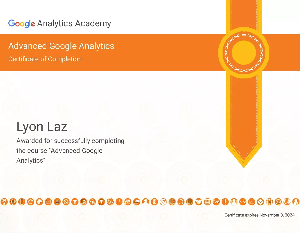 Google Analytics Academy - Advanced Google Analytics